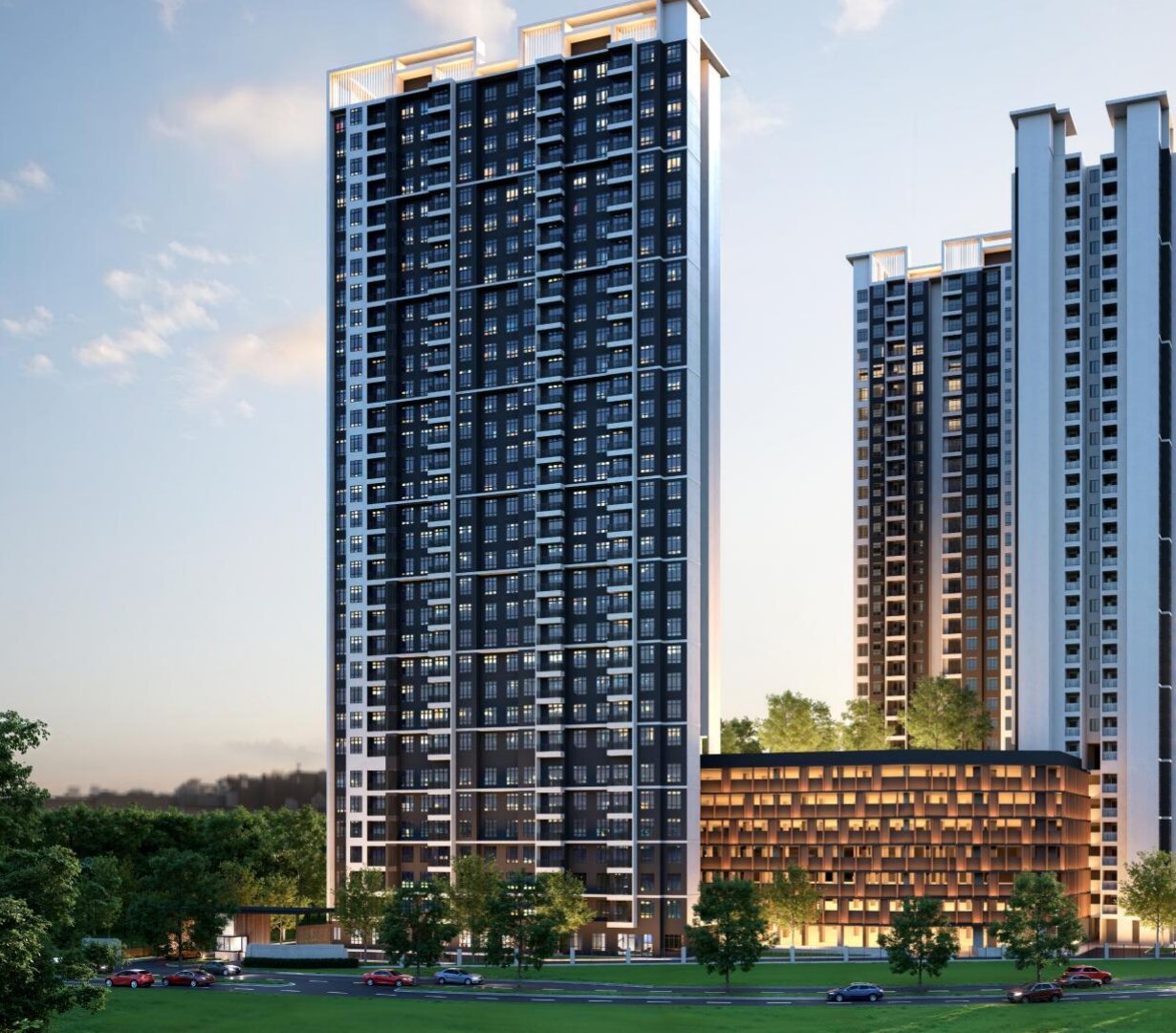 Bodaiju Residences twin towers